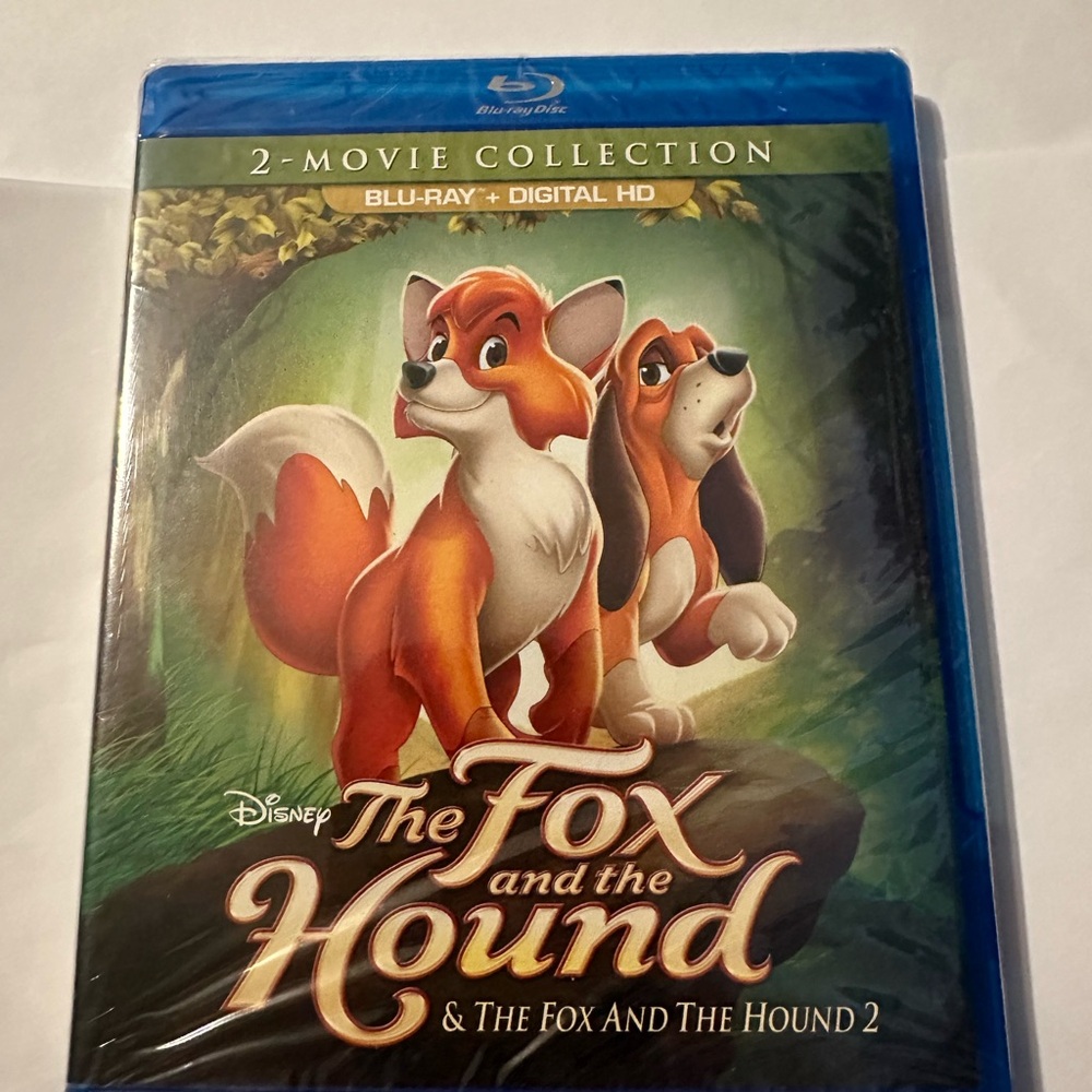 Blu-Ray NWT Disney The Fox and the Hound 1 & 2